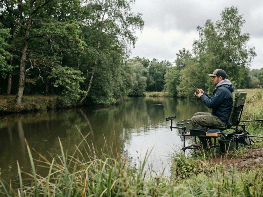 Combat avec un poisson