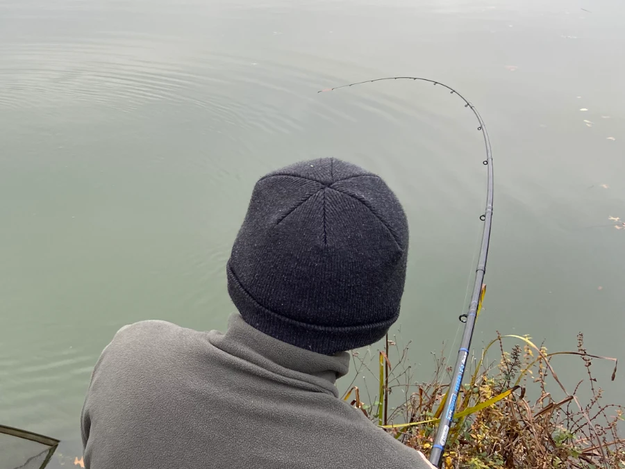 Ferrage avec une canne feeder