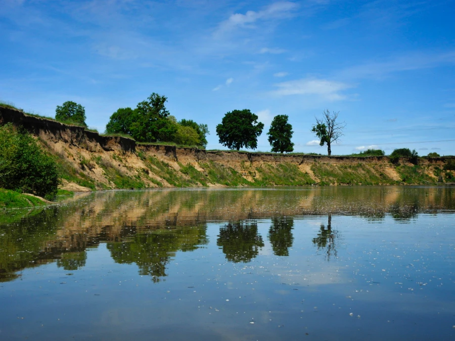 Rivière Allier en été