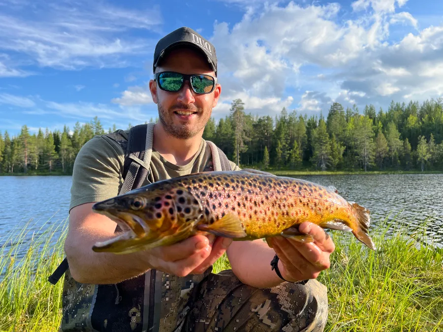 Magnifique truite de Norvège