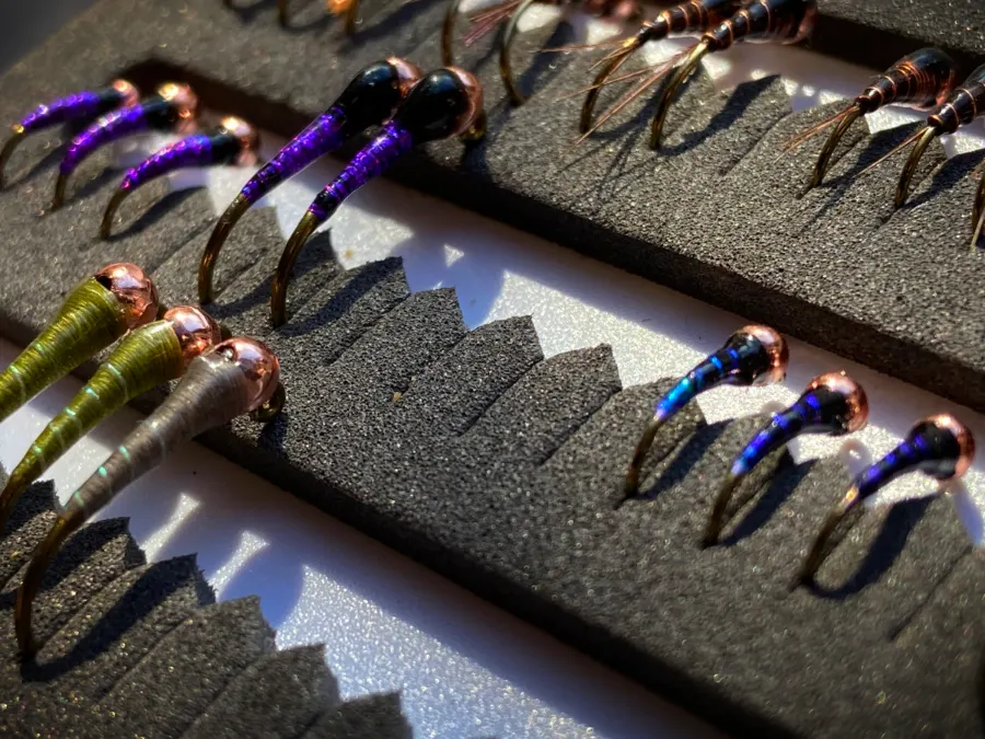 Nymphes pour la pêche de la truite